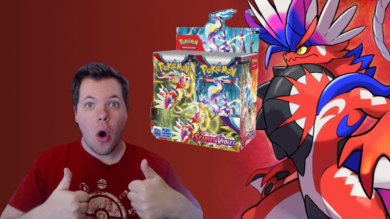 The First Ever Pokemon Scarlet and Violet Booster Box!! - YouTube