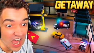 DANDO FUGA DA POLICIA NO GETAWAY 2 muito mió que GTA kkkk 😂😂