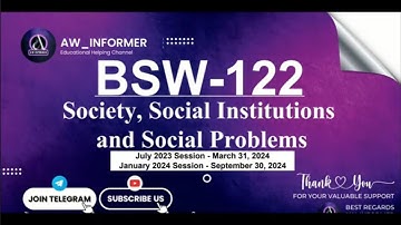 BSW 122 SOLVED ASSIGNMENT 23-24 | BSW 122 SOLVED ASSIGNMENT IN ENGLISH 23-24 | FREE SOLVED ASSIG.😦