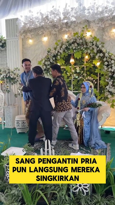 momen lucu ketika teman-teman pengantin pria yang kocak hadir di pesta pernikahan ‼️#lucu #ngakak
