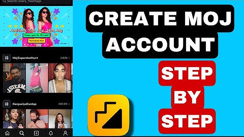 How To Create Account On Moj App 2021