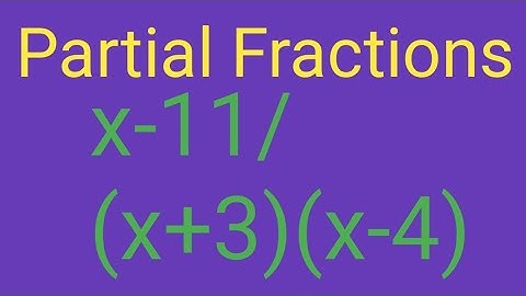 Partial Fractions Decomposition| Resolve into Partial Fraction| Chapter 4 Math Class 10 Exercise 4.1