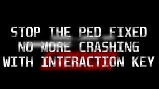 Fixed! Stop The Ped! No More Clashing with LSPDFR Interaction Key!