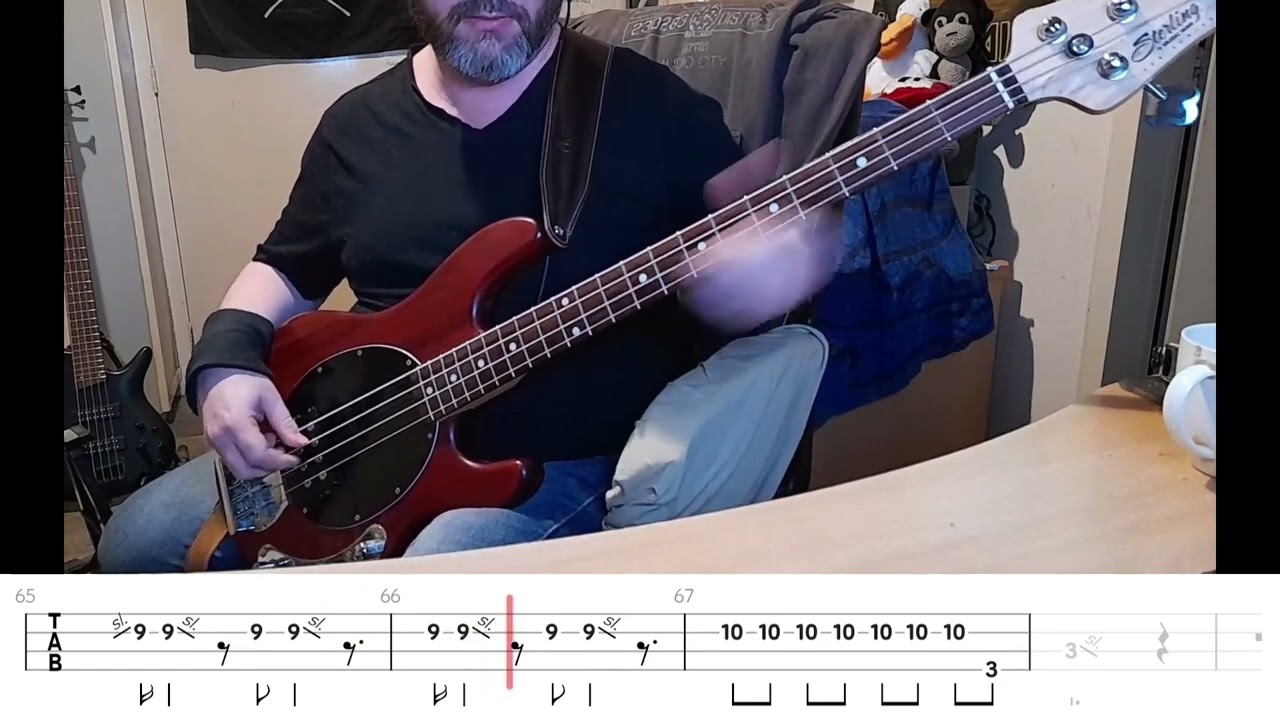 K's Choice - Not An Addict (Bass Cover w/ Bass Tabs)