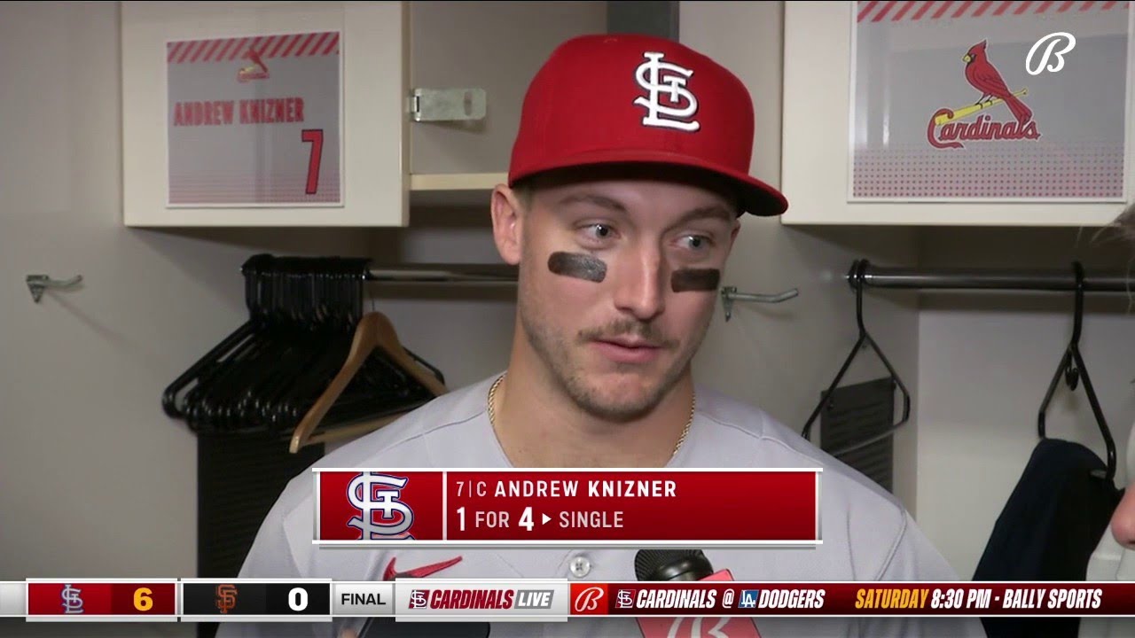 Knizner on great play at plate: 'That's what my instincts told me to do ...