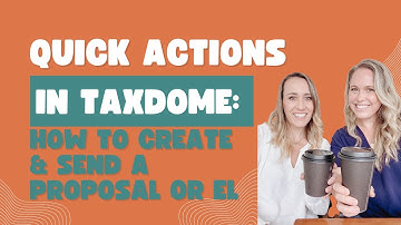 How to Create & Send a Proposal or Engagement Letter in TaxDome