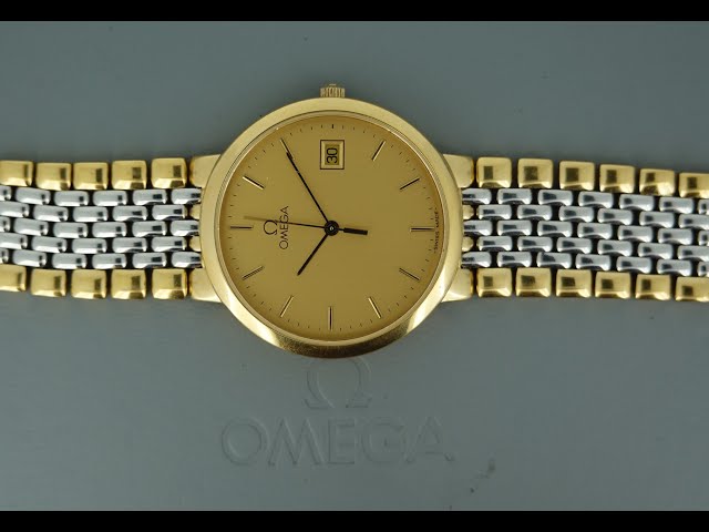 1994 Omega De Ville men's vintage dress watch with box and papers