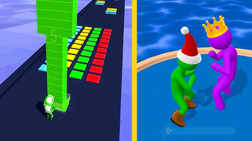 Stack Colors 196-202 vs Giant Rush 416-419 All Levels Gameplay