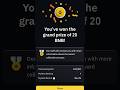 I won 20 BNB😍