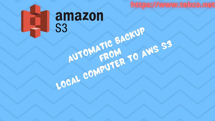 Automating Backup from Local Machine to AWS S3