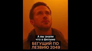 А вы знали что в фильме БЕГУЩИЙ ПО ЛЕЗВИЮ 2049...