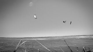 funny kitesurfing fail: powered backroll kiteloop