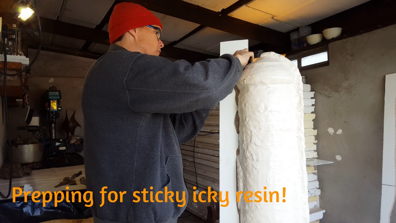 Brush On 40 mold of a late 19th century cast iron bollard - Part 2