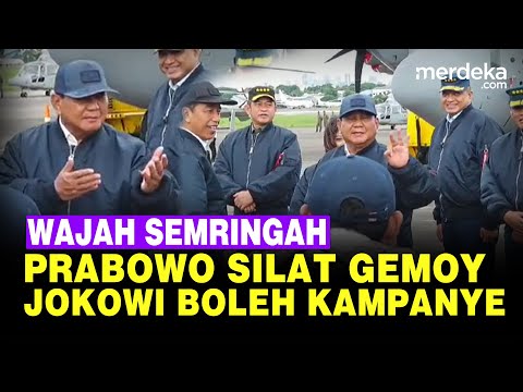 Prabowo Girang Sampai Silat Gemoy Usai Jokowi Bilang Presiden Boleh Kampanye &amp; Memihak