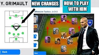 PES 2020 MOBILE - (Y GRIMAULT) formation and tactics | how to play with him screenshot 4