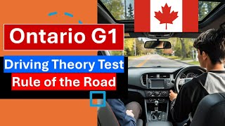 Ontario G1 Practice Test 2024  Questions & Answers  G1 Driving Test Preparation