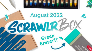 ScrawlrBox August 2022 UNBOXING! // EmilyArts