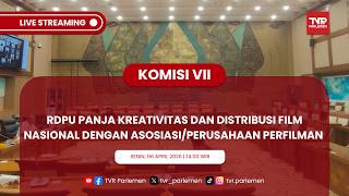 KOMISI VII DPR RI RDPU PANJA KREATIVITAS DAN DISTRIBUSI FILM DENGAN ASOSIASI / PERUSAHAN PERFILMAN screenshot 3