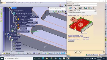 Catia Nc Programming Exercise - 2 (Facing, Pocketing, Profile Contouring)