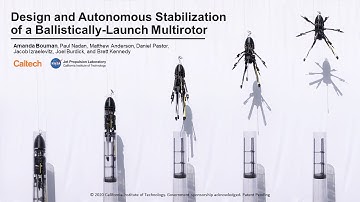 Design and Autonomous Stabilization of a Ballistically Launched Multirotor (2020 ICRA Presentation)