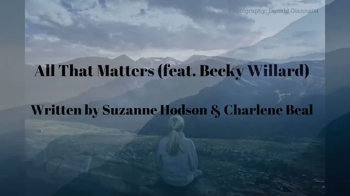 Suzanne Hodson - All That Matters ( Official Lyric...