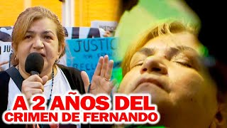 La madre de Fernando Báez Sosa se desmayó tras el acto por su hijo en Villa Gesell