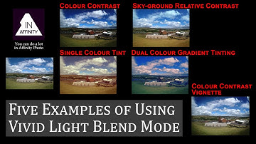 Blend Modes in Detail: Five Examples of Using the Vivid Light Blend Mode