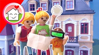 Playmobil Familie Hauser - der geheime Brief - gelbe Villa Geschichten mit Anna und Lena