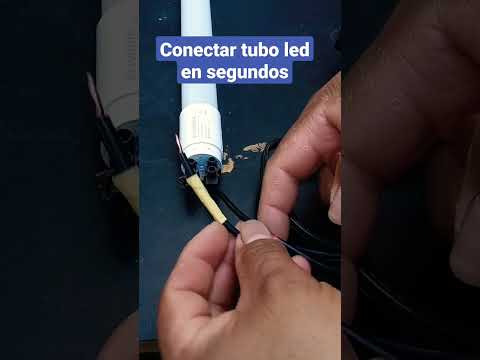 Video: Diagrama de cableado para una lámpara LED en lugar de una lámpara fluorescente: modernización de bricolaje