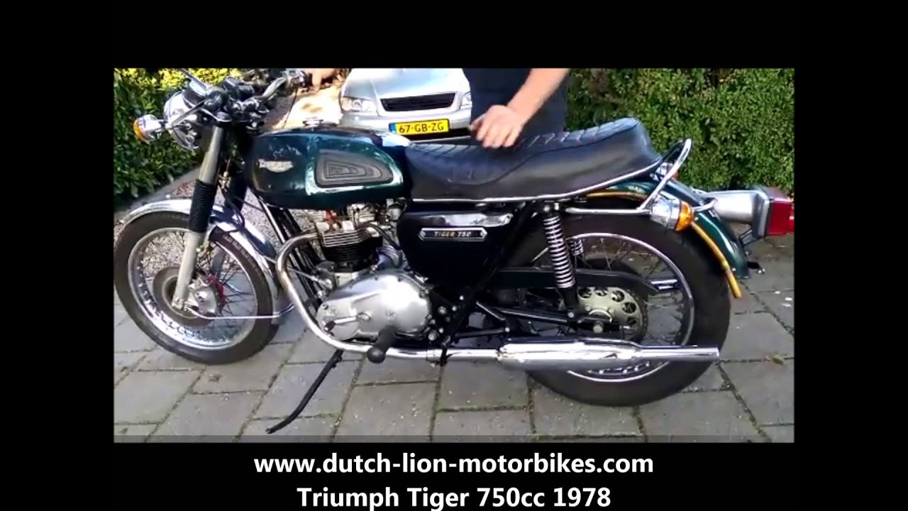 Triumph Tiger 750cc from 1978