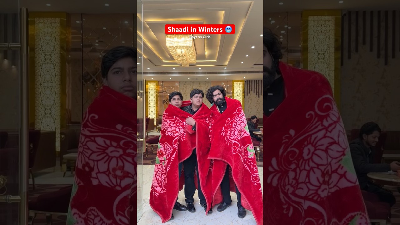 Shaadi in Winters🥶 #shorts #teratrigun #shaadishorts