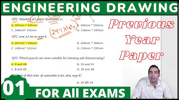 ENGINEERING DRAWING: Most Important Questions For Competitive Exams In 2022 || #ititrainingofficer