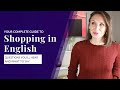 Shopping in English [Advanced Vocabulary]