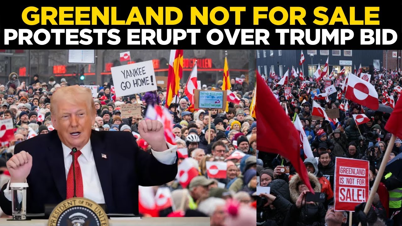 GREENLAND PROTESTS LIVE | Thousands Rally in Denmark Against President Trump's Takeover Plan