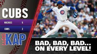 REKAP ®: ⚾️ Chicago Cubs 5-2 Loss vs Colorado Rockies - 'BAD, BAD, BAD. On EVERY Level!'