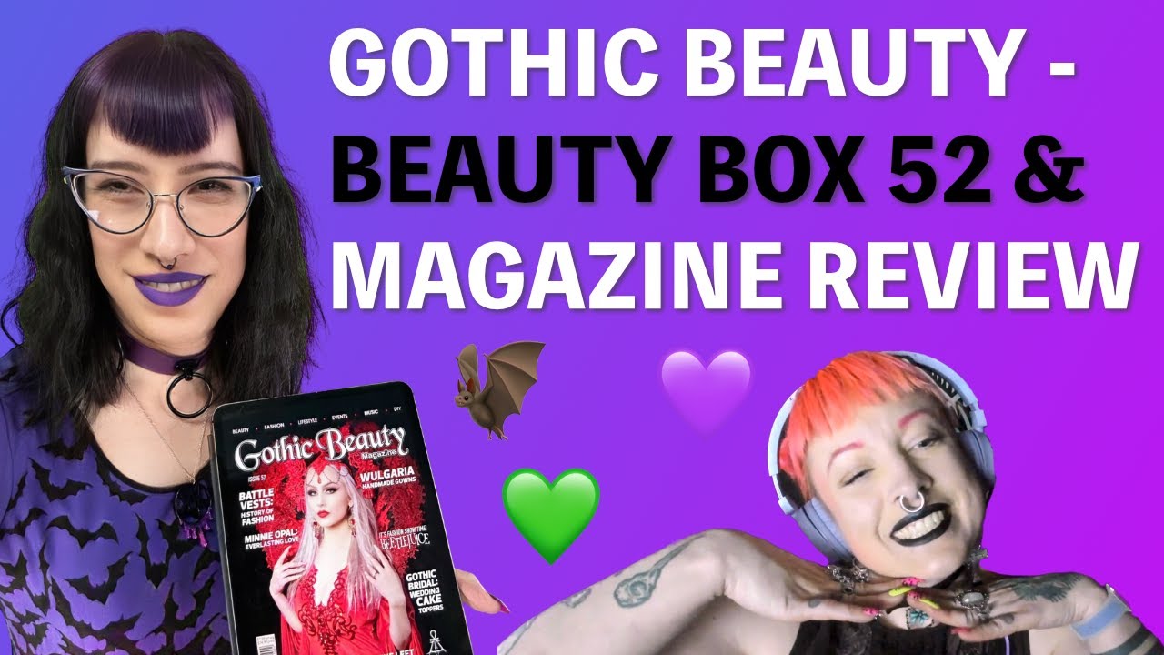 Gothic Beauty Subscription Box + Crimson & Clover Unboxing 