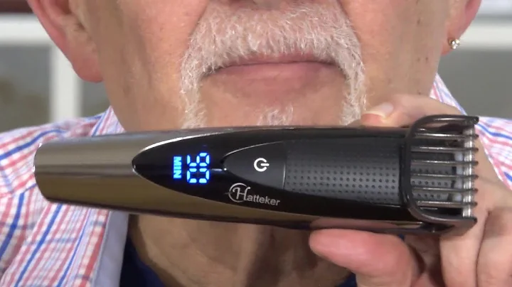 Mens Beard Trimmer Body Groomer kit by Hatteker - Cordless / Waterproof