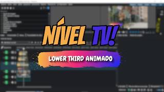 Kdenlive - LOWER THIRD ANIMADO (PASSO A PASSO) | Visual PROFISSIONAL SEM PLUGINS!