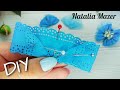 Ну простой ВАРИАНТ😍МАЛЕНЬКИХ БАНТИКОВ ИЗ ОСТАТКОВ ЛЕНТ ЗА 5 МИНУТ/DIY NATALIA MAZER