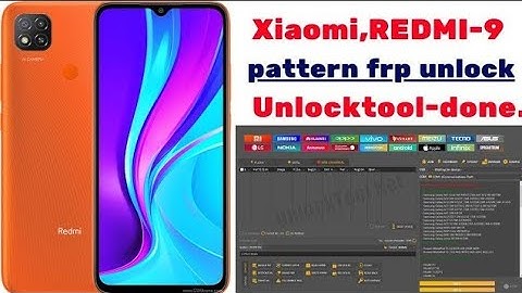 🌟🌟Redmi 9 .9c .9a - frp pattern unlock by.. unlocktool done..1000%🌟🌟