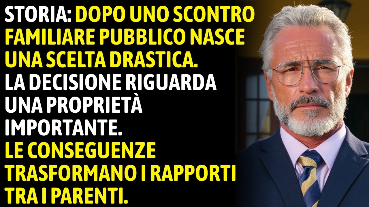 Storia: Conflitto Tra Padre E Figlio. Una Decisione Cambia Tutto