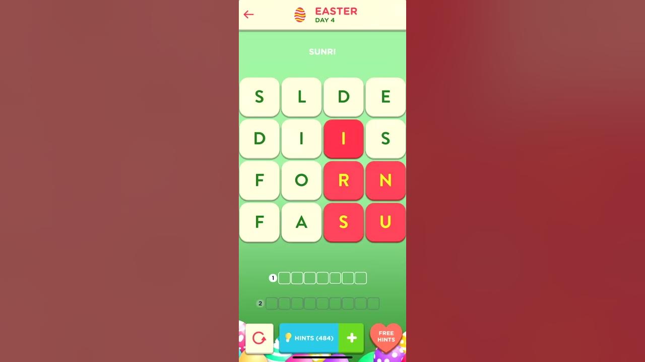 Wordbrain 2 Easter Event Day 4 Answers (Worbrain 2 Answers) YouTube