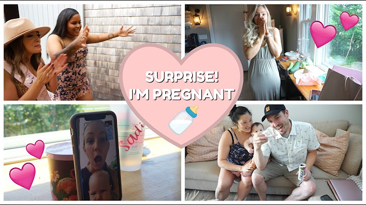 TELLING OUR FRIENDS & FAMILY WE'RE PREGNANT! ♡