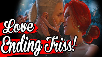 The Witcher 3 Walkthrough Part 63 TRISS MERIGOLD LOVE CHOICE ENDING / Quest Blinding Obvious