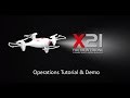 SYMA X21W  FPV Real-Time Operation Tutorial