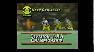 1982 CBS Sports promo Eastern Kentucky / Delaware 1-AA Championship