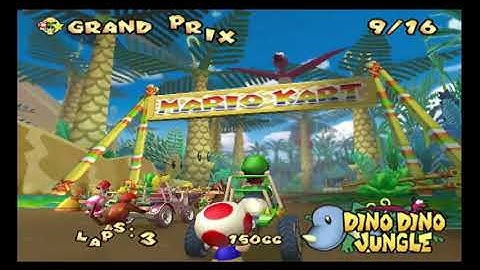MARIO KART DOUBLE DASH - Dino Dino Jungle 150cc