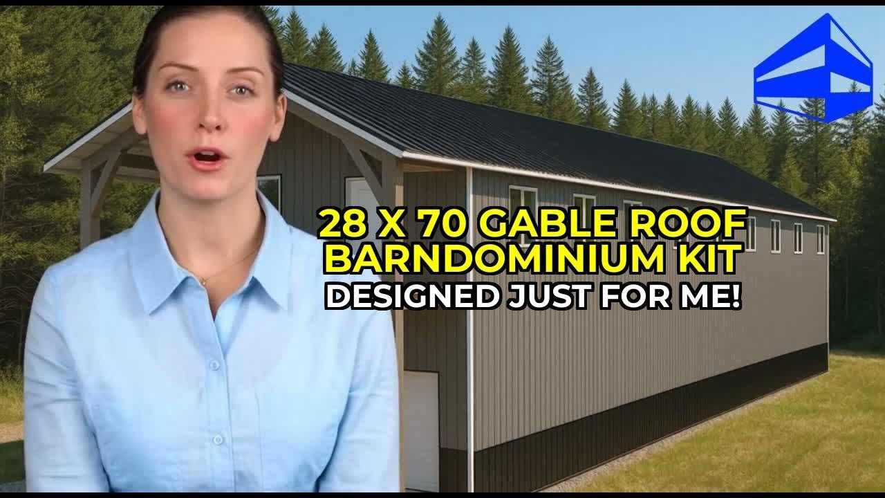 Stunning 28x70 Gable Roof Barndominium: A Dream Kit [Tour]