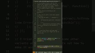 javascript - How can I write a test which expects an 'Error' to be thrown in Jasmine?