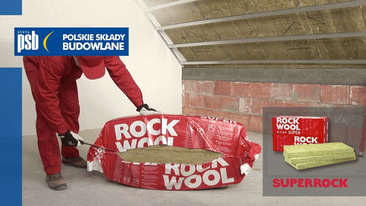 Ocieplenie poddasza ROCKWOOL YouTube